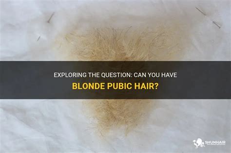 blonde pubes